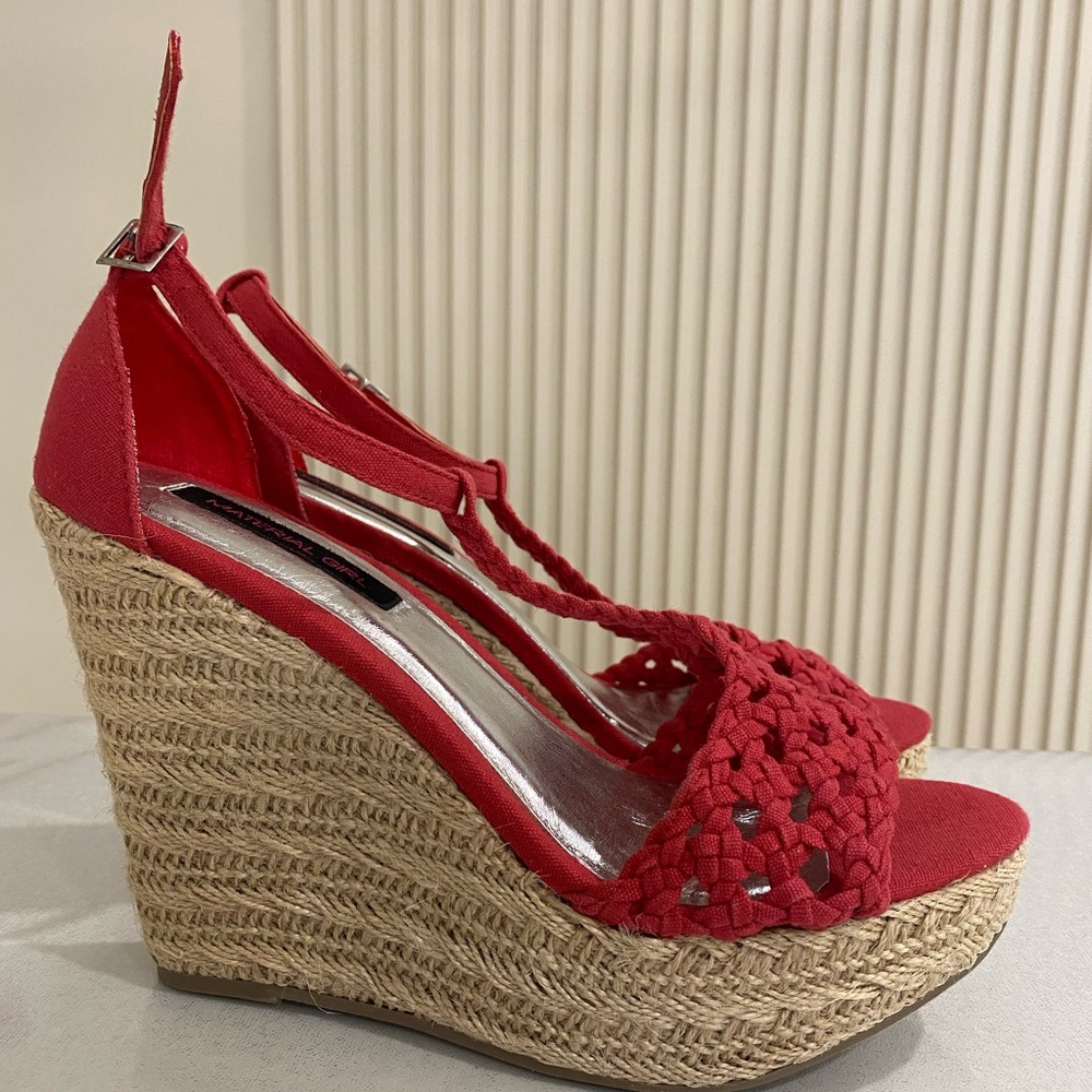 Material Girl Wedge Summer Sandals